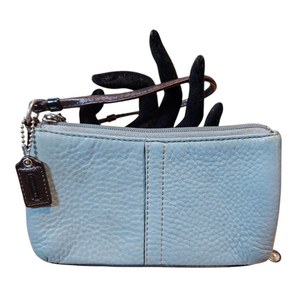 Women's Coach Wristlet Small Blue - Picture 2 of 8